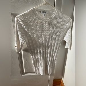 MaxMara White Gold Sweater Top Size Medium NWOT